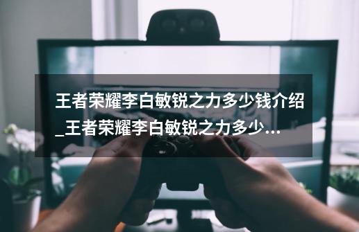 王者荣耀李白敏锐之力多少钱介绍_王者荣耀李白敏锐之力多少钱是什么-第1张-游戏资讯-龙启科技