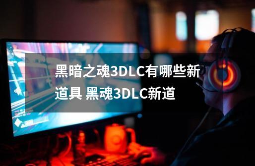 黑暗之魂3DLC有哪些新道具 黑魂3DLC新道-第1张-游戏资讯-龙启科技