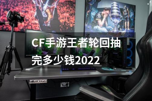 CF手游王者轮回抽完多少钱2022-第1张-游戏资讯-龙启科技