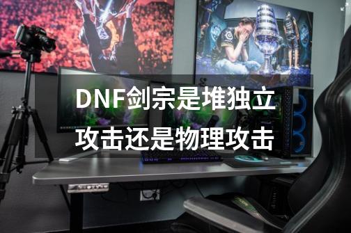 DNF剑宗是堆独立攻击还是物理攻击-第1张-游戏资讯-龙启科技