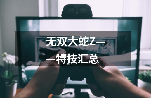 无双大蛇Z——特技汇总-第1张-游戏资讯-龙启科技