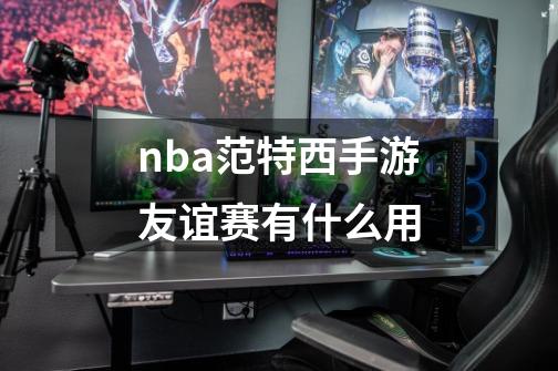 nba范特西手游友谊赛有什么用-第1张-游戏资讯-龙启科技