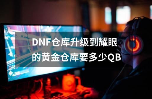 DNF仓库升级到耀眼的黄金仓库要多少QB-第1张-游戏资讯-龙启科技