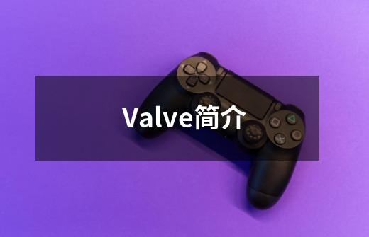 Valve简介-第1张-游戏资讯-龙启科技