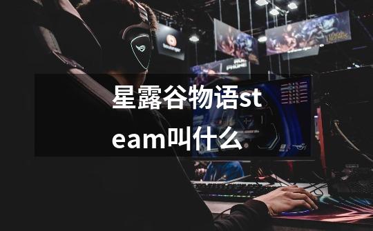 星露谷物语steam叫什么-第1张-游戏资讯-龙启科技