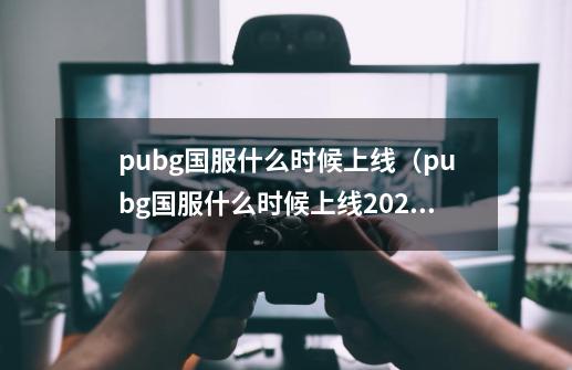 pubg国服什么时候上线（pubg国服什么时候上线2021）-第1张-游戏资讯-龙启科技