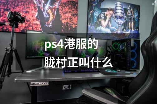 ps4港服的胧村正叫什么-第1张-游戏资讯-龙启科技