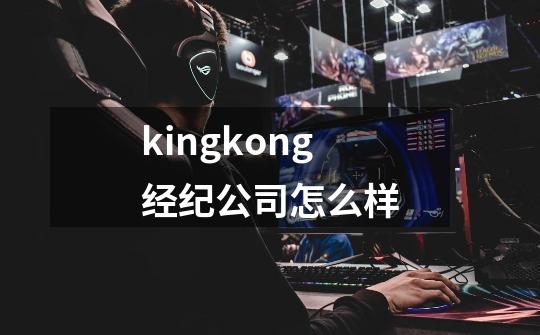 kingkong经纪公司怎么样-第1张-游戏资讯-龙启科技