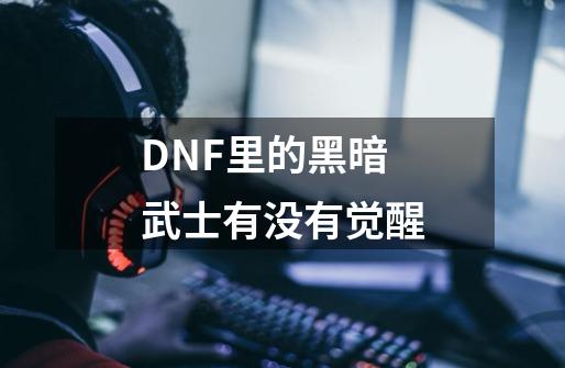 DNF里的黑暗武士有没有觉醒-第1张-游戏资讯-龙启科技