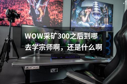 WOW采矿300之后到哪去学宗师啊，还是什么啊-第1张-游戏资讯-龙启科技