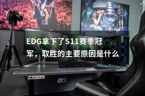 EDG拿下了S11赛季冠军，取胜的主要原因是什么-第1张-游戏资讯-龙启科技