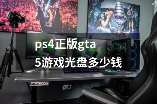 ps4正版gta5游戏光盘多少钱-第1张-游戏资讯-龙启科技