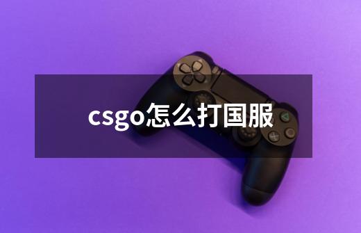 csgo怎么打国服-第1张-游戏资讯-龙启科技