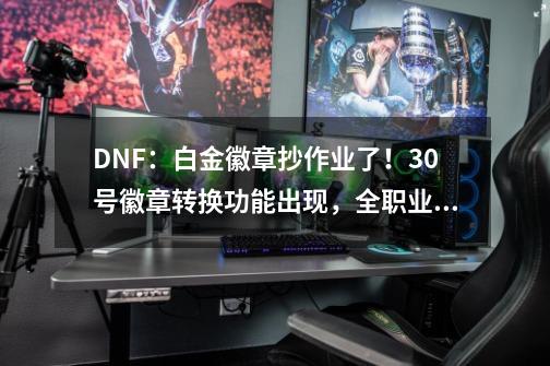 DNF：白金徽章抄作业了！30号徽章转换功能出现，全职业镶嵌一览-第1张-游戏资讯-龙启科技