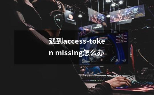 遇到access-token missing怎么办-第1张-游戏资讯-龙启科技