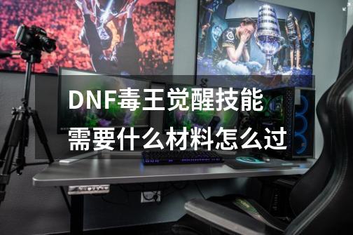 DNF毒王觉醒技能需要什么材料怎么过-第1张-游戏资讯-龙启科技