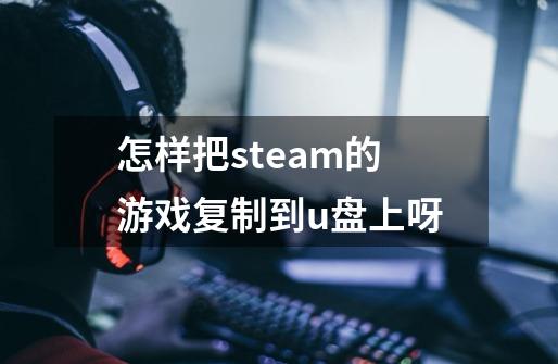 怎样把steam的游戏复制到u盘上呀-第1张-游戏资讯-龙启科技