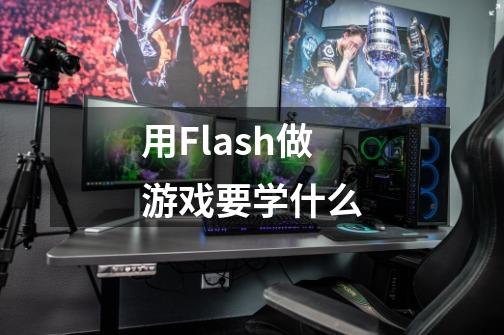 用Flash做游戏要学什么-第1张-游戏资讯-龙启科技