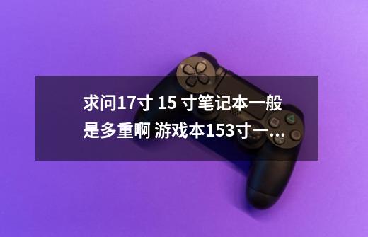 求问17寸 15 寸笔记本一般是多重啊 游戏本15.3寸一般多重比较合理呢-第1张-游戏资讯-龙启科技