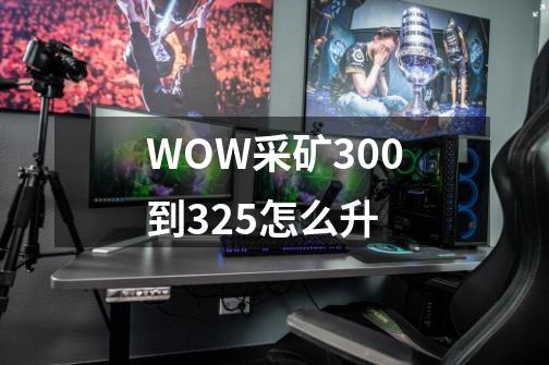 WOW采矿300到325怎么升-第1张-游戏资讯-龙启科技