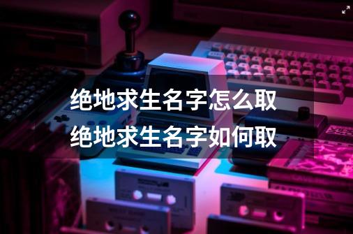 绝地求生名字怎么取 绝地求生名字如何取-第1张-游戏资讯-龙启科技