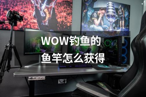 WOW钓鱼的鱼竿怎么获得-第1张-游戏资讯-龙启科技