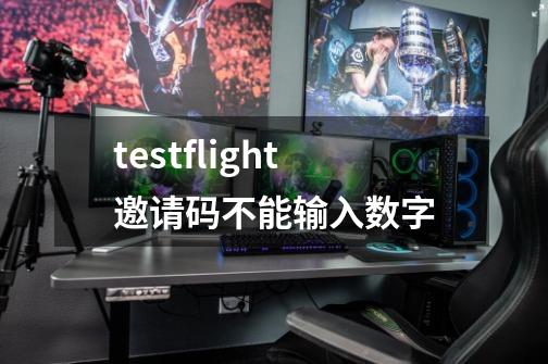 testflight邀请码不能输入数字-第1张-游戏资讯-龙启科技