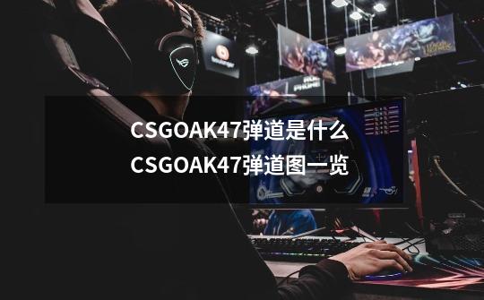 CSGOAK47弹道是什么 CSGOAK47弹道图一览-第1张-游戏资讯-龙启科技