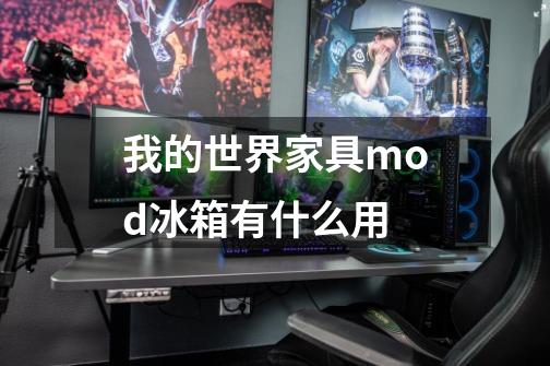 我的世界家具mod冰箱有什么用-第1张-游戏资讯-龙启科技