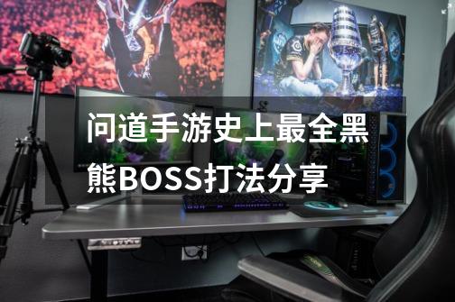 问道手游史上最全黑熊BOSS打法分享-第1张-游戏资讯-龙启科技