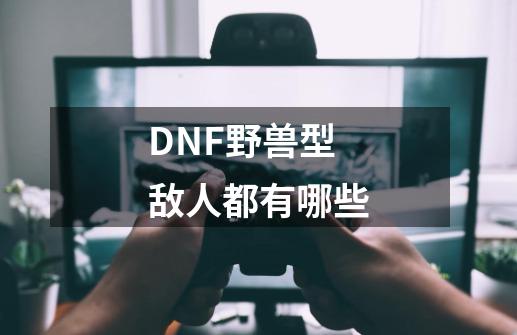 DNF野兽型敌人都有哪些-第1张-游戏资讯-龙启科技