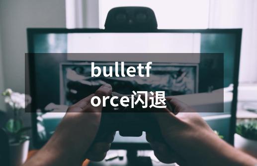 bulletforce闪退-第1张-游戏资讯-龙启科技