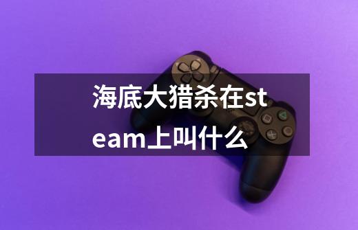 海底大猎杀在steam上叫什么-第1张-游戏资讯-龙启科技