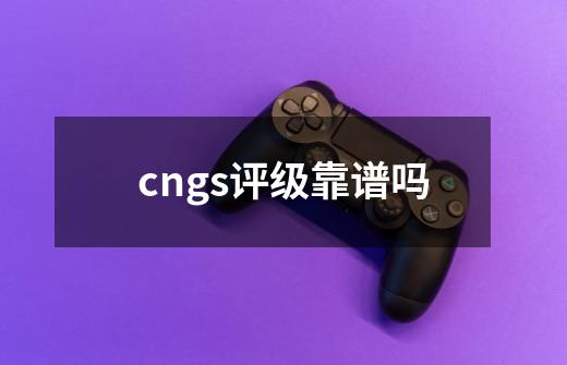 cngs评级靠谱吗-第1张-游戏资讯-龙启科技