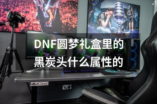 DNF圆梦礼盒里的黑炭头什么属性的-第1张-游戏资讯-龙启科技