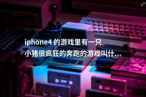 iphone4 的游戏里有一只小猪很疯狂的奔跑的游戏叫什么名-第1张-游戏资讯-龙启科技