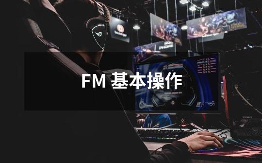 FM 基本操作-第1张-游戏资讯-龙启科技