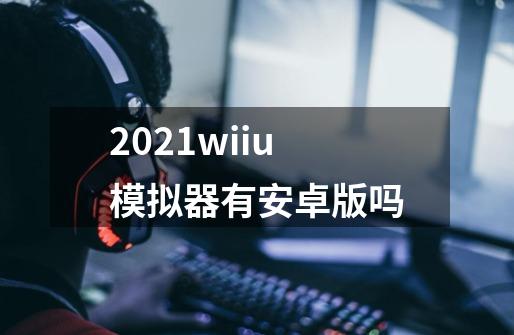 2021wiiu模拟器有安卓版吗-第1张-游戏资讯-龙启科技