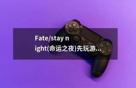 Fate/stay night(命运之夜)先玩游戏还是先看动画，求大神告告，拜托了！-第1张-游戏资讯-龙启科技