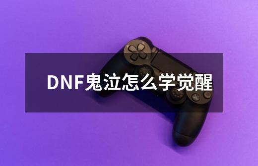 DNF鬼泣怎么学觉醒-第1张-游戏资讯-龙启科技