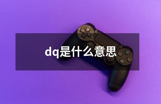 dq是什么意思-第1张-游戏资讯-龙启科技