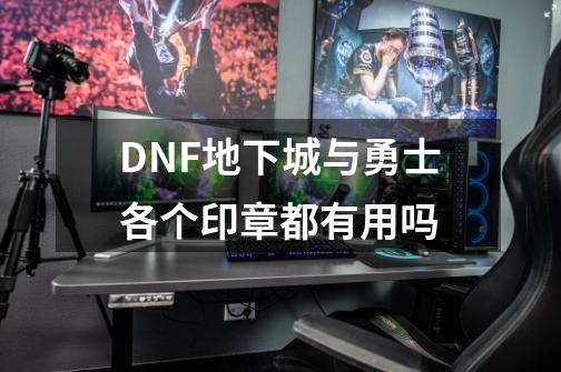 DNF地下城与勇士各个印章都有用吗-第1张-游戏资讯-龙启科技