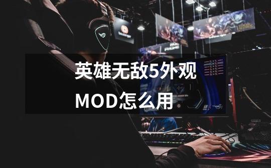 英雄无敌5外观MOD怎么用-第1张-游戏资讯-龙启科技