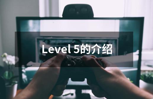 Level 5的介绍-第1张-游戏资讯-龙启科技