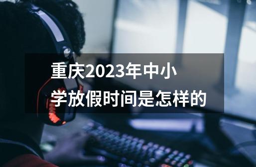 重庆2023年中小学放假时间是怎样的-第1张-游戏资讯-龙启科技