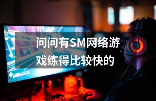 问问有SM网络游戏练得比较快的-第1张-游戏资讯-龙启科技