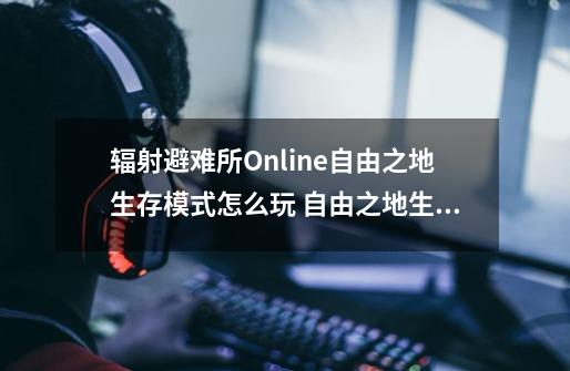 辐射避难所Online自由之地生存模式怎么玩 自由之地生存模式攻略-高手进阶-安族网-第1张-游戏资讯-龙启科技