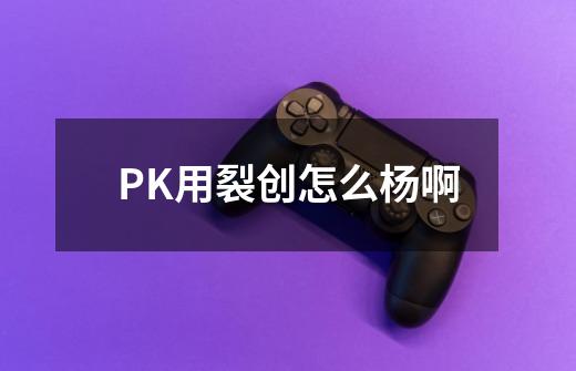 PK用裂创怎么杨啊-第1张-游戏资讯-龙启科技