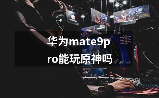 华为mate9pro能玩原神吗-第1张-游戏资讯-龙启科技