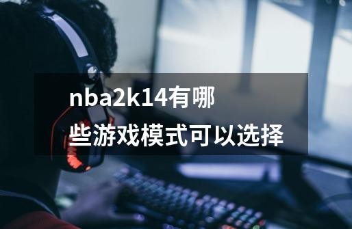 nba2k14有哪些游戏模式可以选择-第1张-游戏资讯-龙启科技